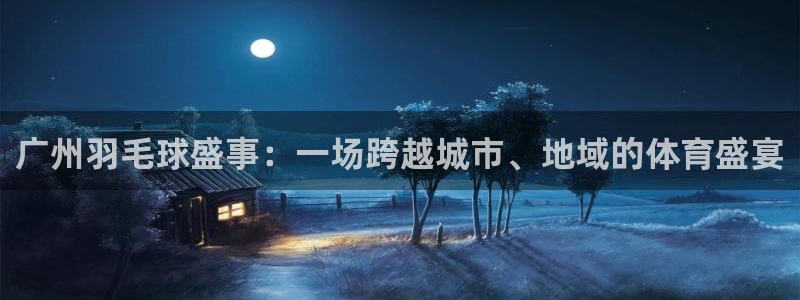 广州羽毛球盛事：一场跨越城市、地域的体育盛宴